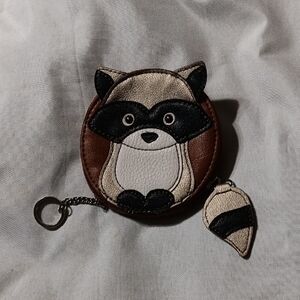 Vintage Collectble  Relic Raccoon Coin Purse - Brown and Black